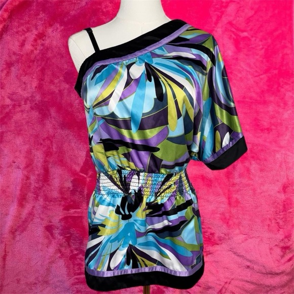 One Shoulder BCX Blouse - Picture 1 of 3